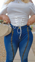 Zip & Slay Skinny Jeans