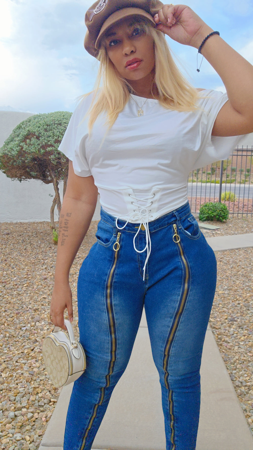 Zip & Slay Skinny Jeans