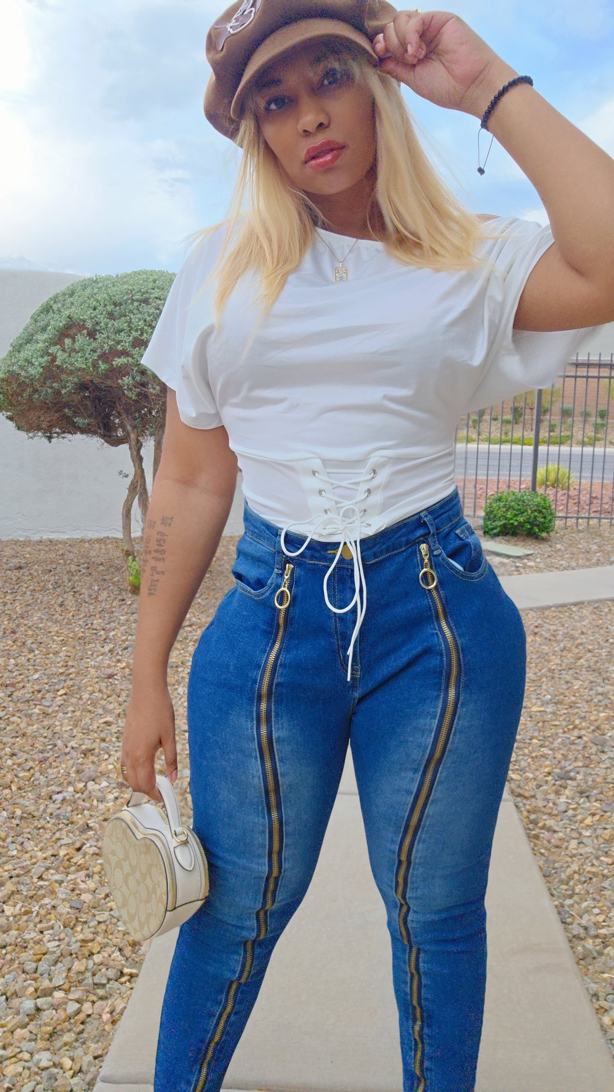 Zip & Slay Skinny Jeans