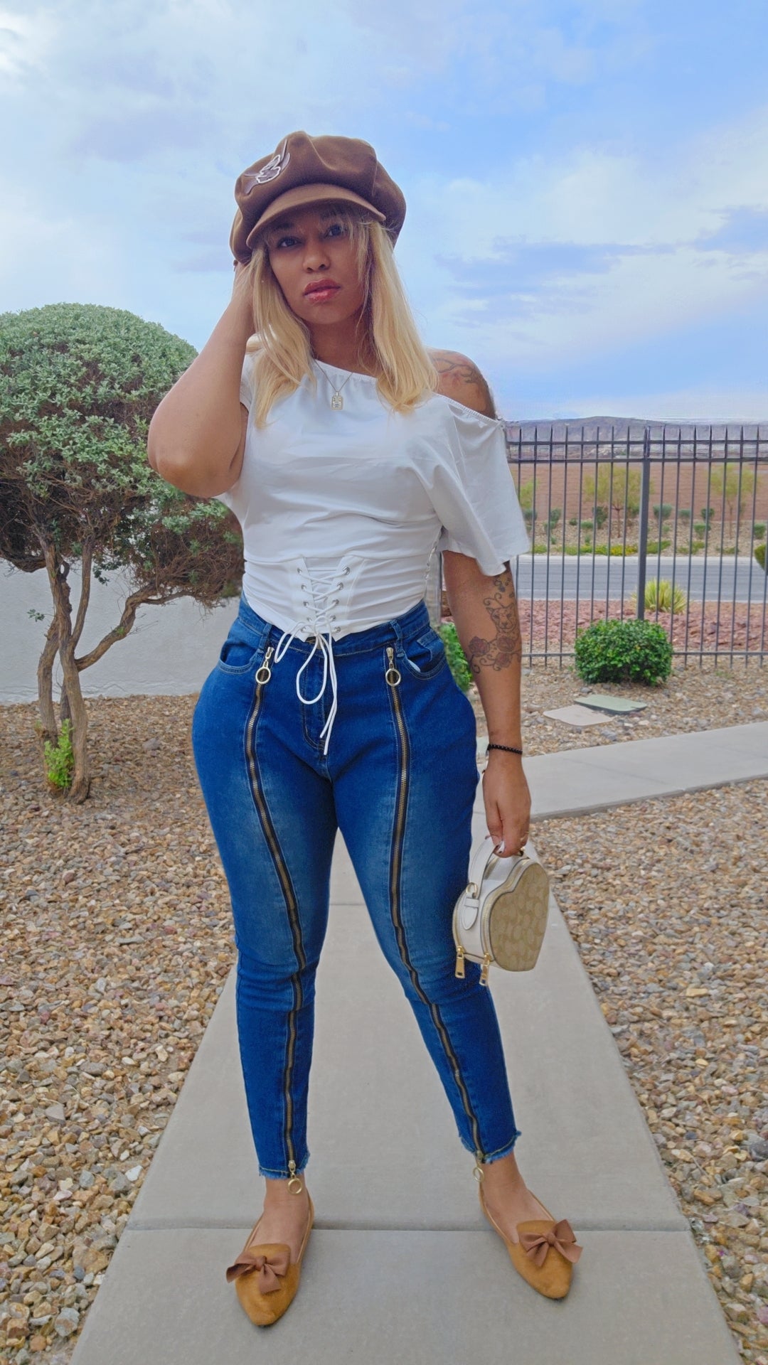 Zip & Slay Skinny Jeans